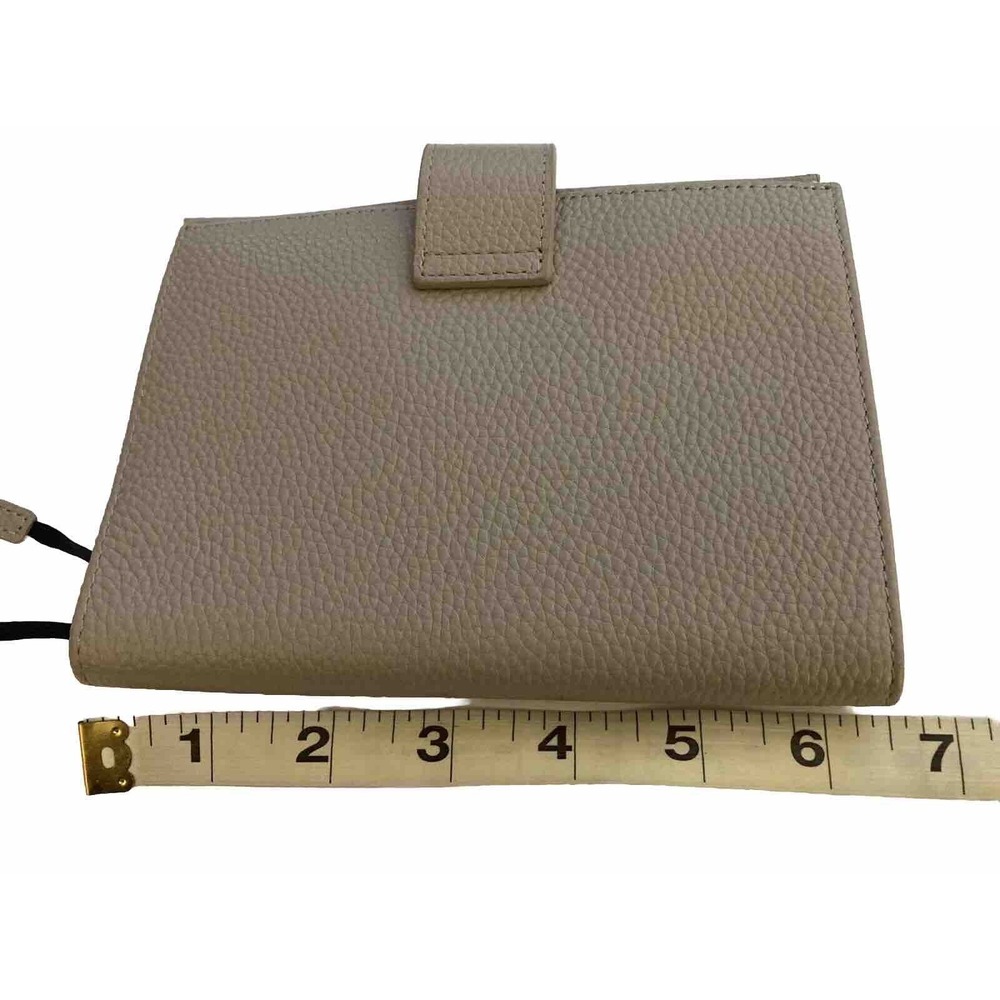Moterm Planner Cover Folio Organizer Gray Pebbled Leather 6.5" x 5" - Picture 8 of 9